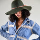 The Little Hippie Floppy Felt Hat - Forest Green