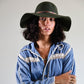 The Little Hippie Floppy Felt Hat - Forest Green