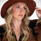 The Janis Felt Hat - Brown