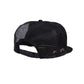 Rear view of FBS x Marty Baptist trucker cap in black with adjustable strap


