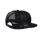Back profile of the cap with mesh and “BAPTIST” embroidery.