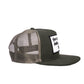 Side angle of Marty Baptist embroidered trucker hat