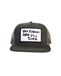 Marty Baptist x FBS Strum Cap in Army Green – front view


