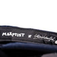 Close-up shot of the internal sweatband tag with Marty Baptist x Fallenbrokenstreet branding embroidered in white on black. A nod to both streetwear and gallery culture.

