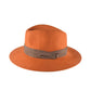 Chapeau Large en Feutre The Moment - Orange Rouillé 