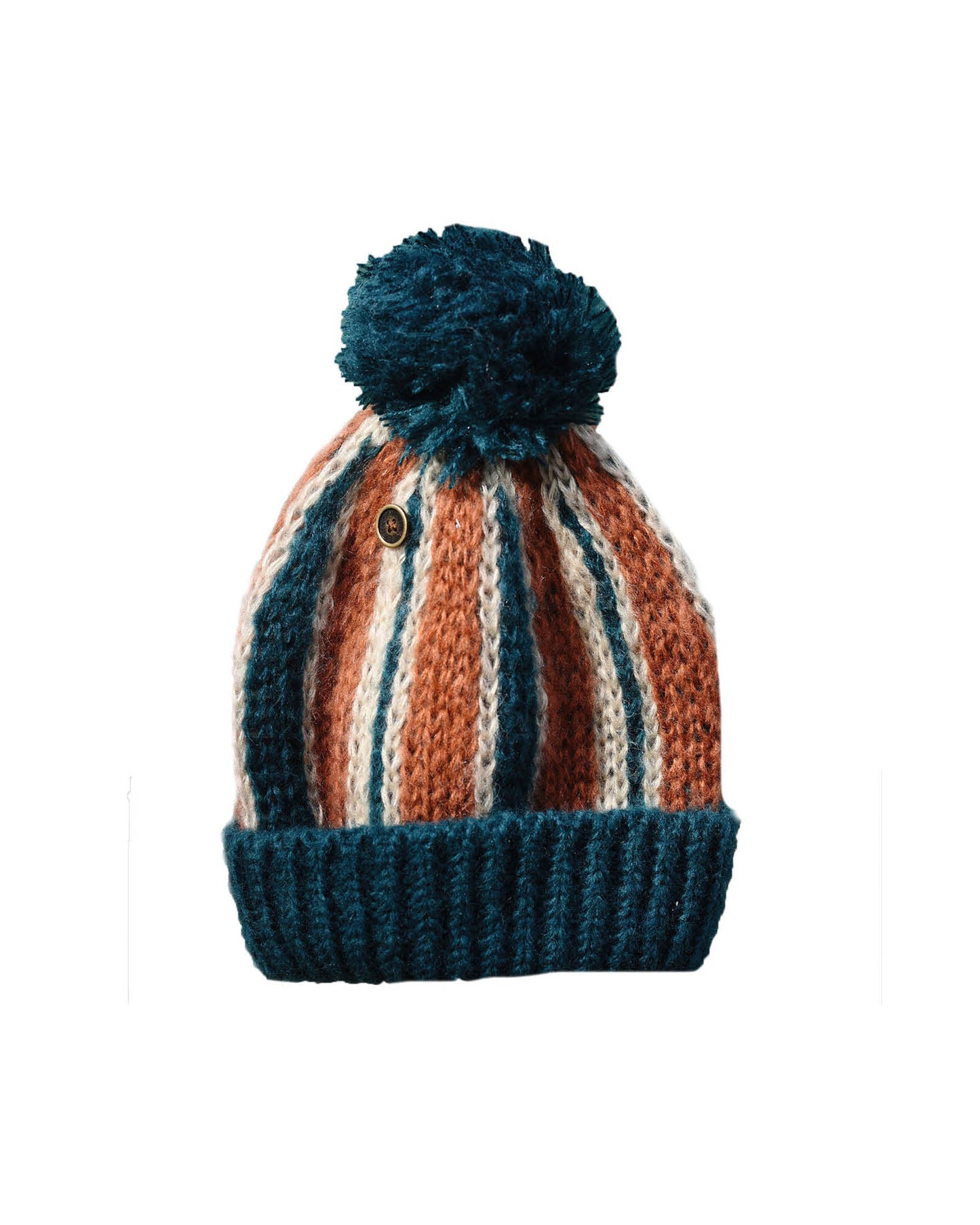 The MOP Beanie - Enfants - Sarcelle et Orange 
