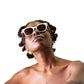 FallenBROKENstreet model in NYX White on Black sunglasses against clean backdrop

