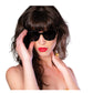 Woman in black sunglasses and red lipstick wearing THE NYX by FallenBROKENstreet