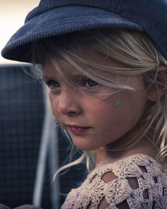 The Oliver Cap - Kids - Purple Cord - fallenBROKENstreet