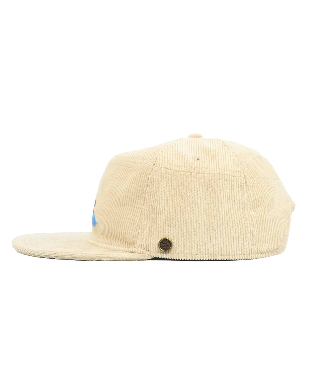 The Stash Cap - Parrot - Ivory Corduroy