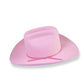 The Ruby Felt Hat – Pink by FallenBROKENstreet x Ruby Tuesday Matthews. Structured wool felt hat with wide brim, ribbon band, and 130mm crown. Features leather inner band, signature inner lining, and UPF 50+ protection. A bold and playful statement piece designed for festivals, adventures, and everyday wear.