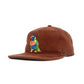 The Stash Cap - Rainbow Lorikeet -  Brown Corduroy