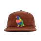 The Stash Cap - Rainbow Lorikeet -  Brown Corduroy