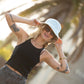 Lightweight summer bucket hat reversible style

