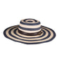 The Rolling Stone Straw Hat - Navy Stripe
