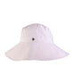 Neutral-toned Sandbar bucket hat in natural linen displayed on a flat surface. Its wide, soft brim and breathable weave are clearly visible, highlighting the casual, semi-structured silhouette. A versatile, unisex summer hat from Fallenbrokenstreet, ideal for beach days or relaxed weekends. Lightweight and foldable for easy travel.

