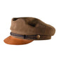 FallenBROKENstreet Suede Bowie Cap – Original. Classic unisex suede hat with ornate rope front detail, debossed branding, and structured silhouette.