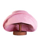 Folded view of The Sunday bucket hat in pink cotton corduroy by FallenBROKENstreet, highlighting its travel-ready crushable design and soft texture.

