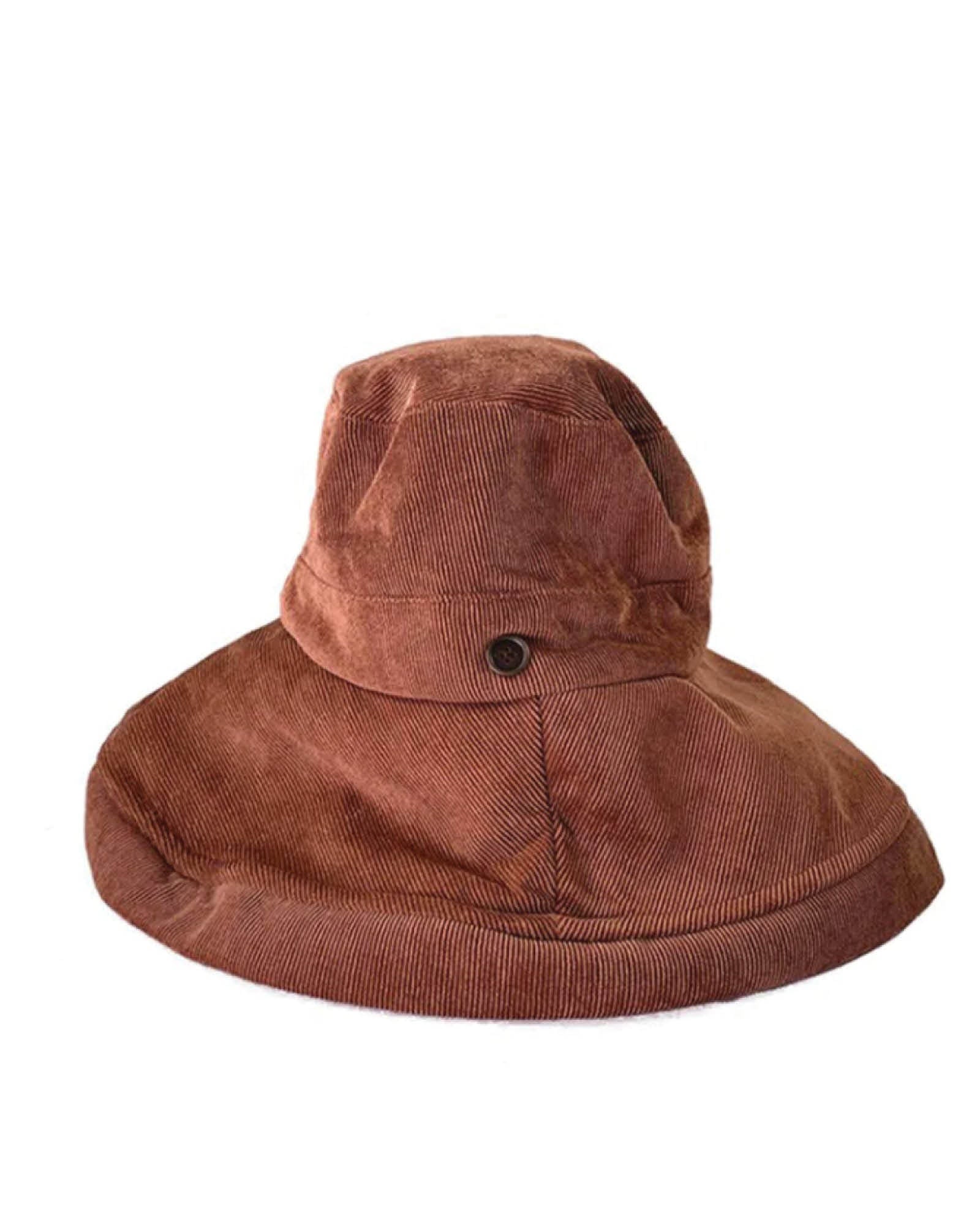 Sunday Bucket Hat Brown | Corduroy Adjustable | Fallen Broken