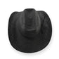 The Colton - Black Straw Cowboy Hat