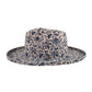 Patterned Daydream Felt Hat for kids, soft fit design with wide brim and cotton inner band.