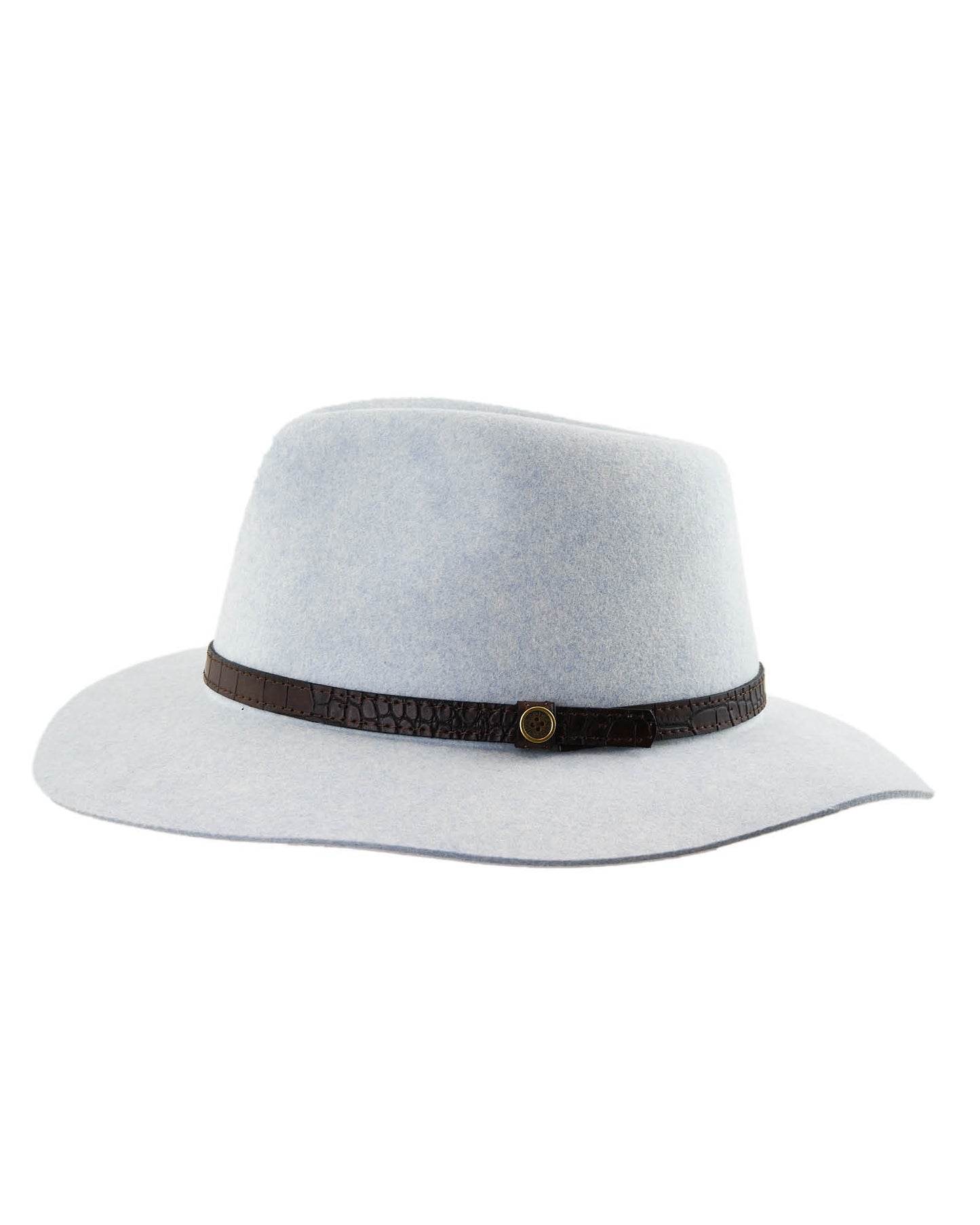 THe DiNgo CRUSHABLE  Felt Hat - Mottle Blue