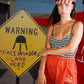 FallenBROKENstreet Sea Cap – Red Stripe, striped canvas and leather band cap with nautical detail.