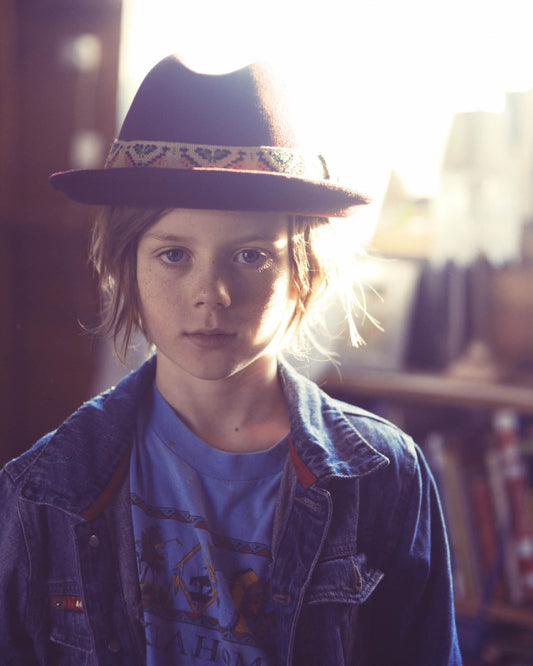 Le nouveau chapeau en feutre Shine - ENFANTS - CHOCOLAT
