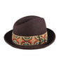 The New Shine Felt Hat - KIDS - CHOCOLATE