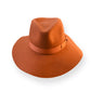The Candy Wide Brim Felt Hat –  Rust