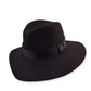 The Candy Wide Brim Felt Hat –  Black