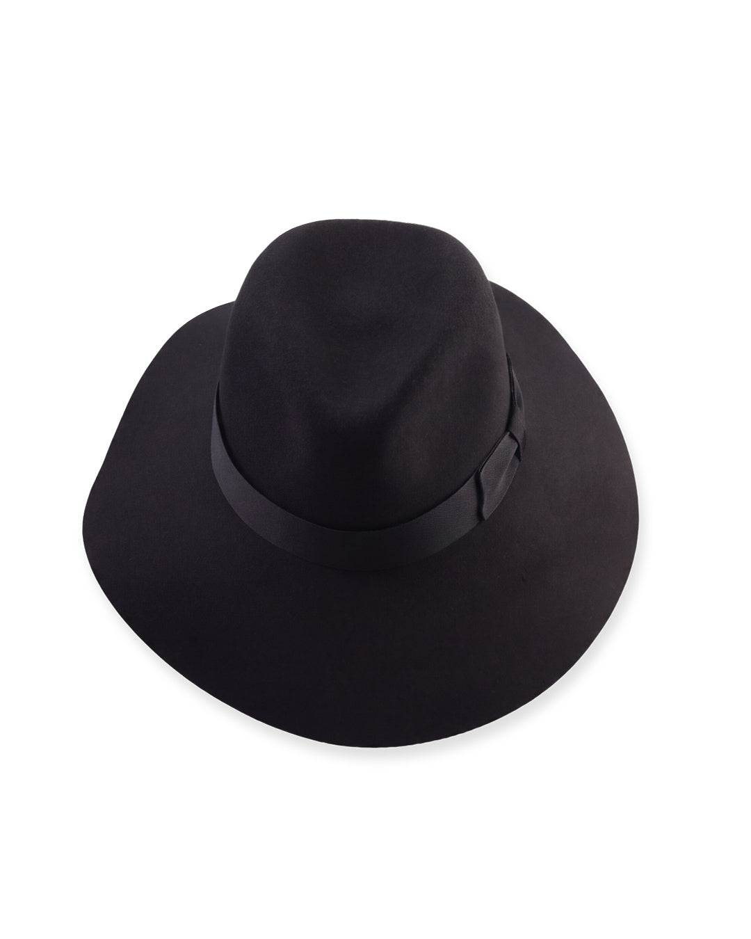 The Candy Wide Brim Felt Hat –  Black