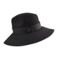 The Candy Wide Brim Felt Hat –  Black