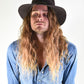 The Dingo Chocolate brown felt hat unisex Australian wool hat with classic fedora shap