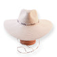 The Paloma - Wide Brim Natural Straw Hat