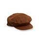 The Twist Paperboy Cap – Tan Velveteen