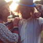 Chapeau en Feutre The Trip - Bleu sur Noir