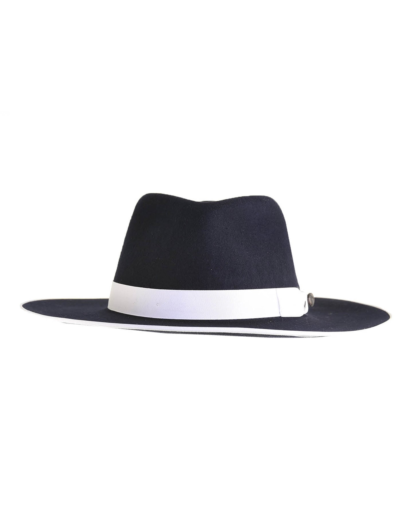 The TripTych Series Felt Hat - Triangle - Navy/White
