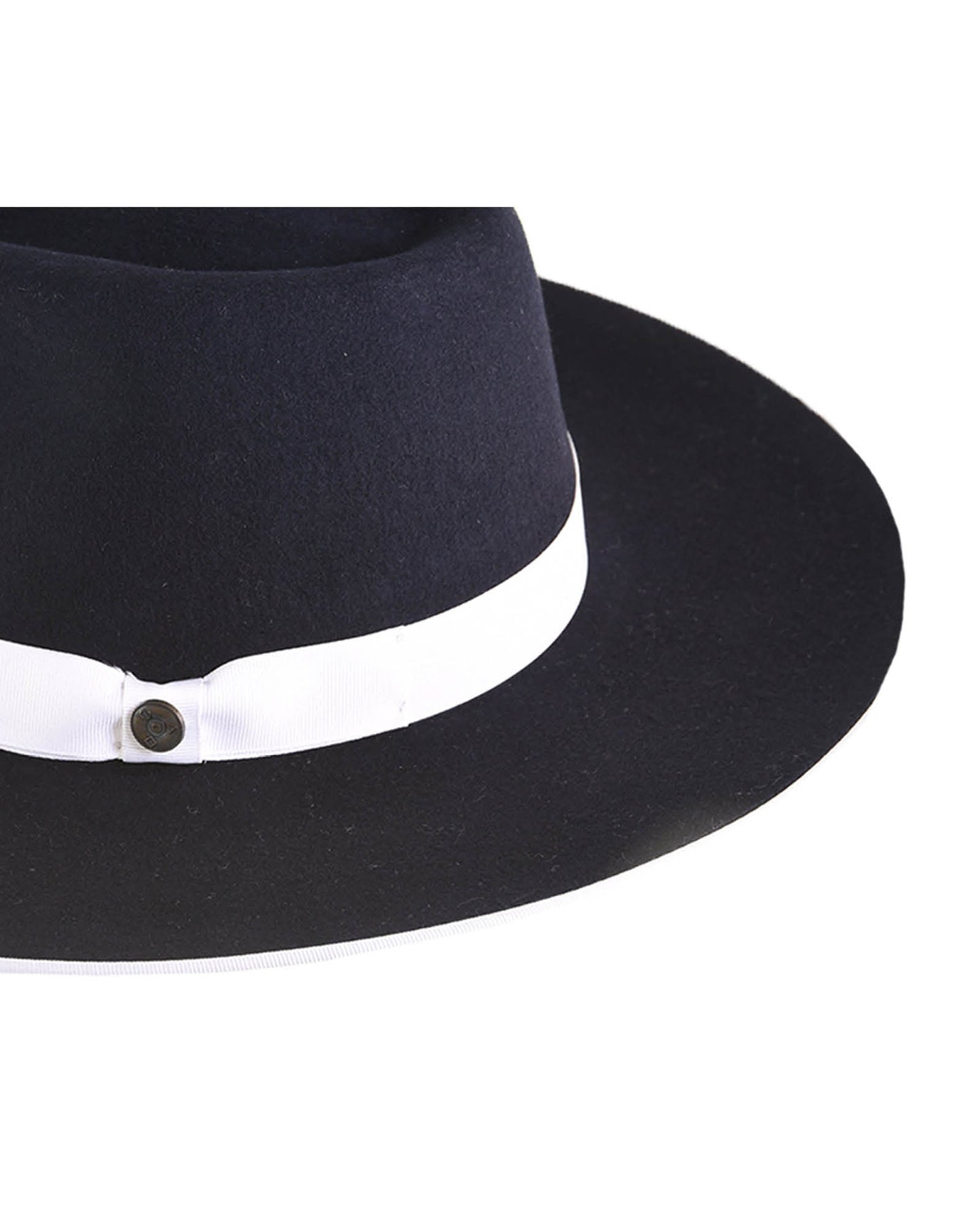 The TripTych Series Felt Hat - Triangle - Navy/White