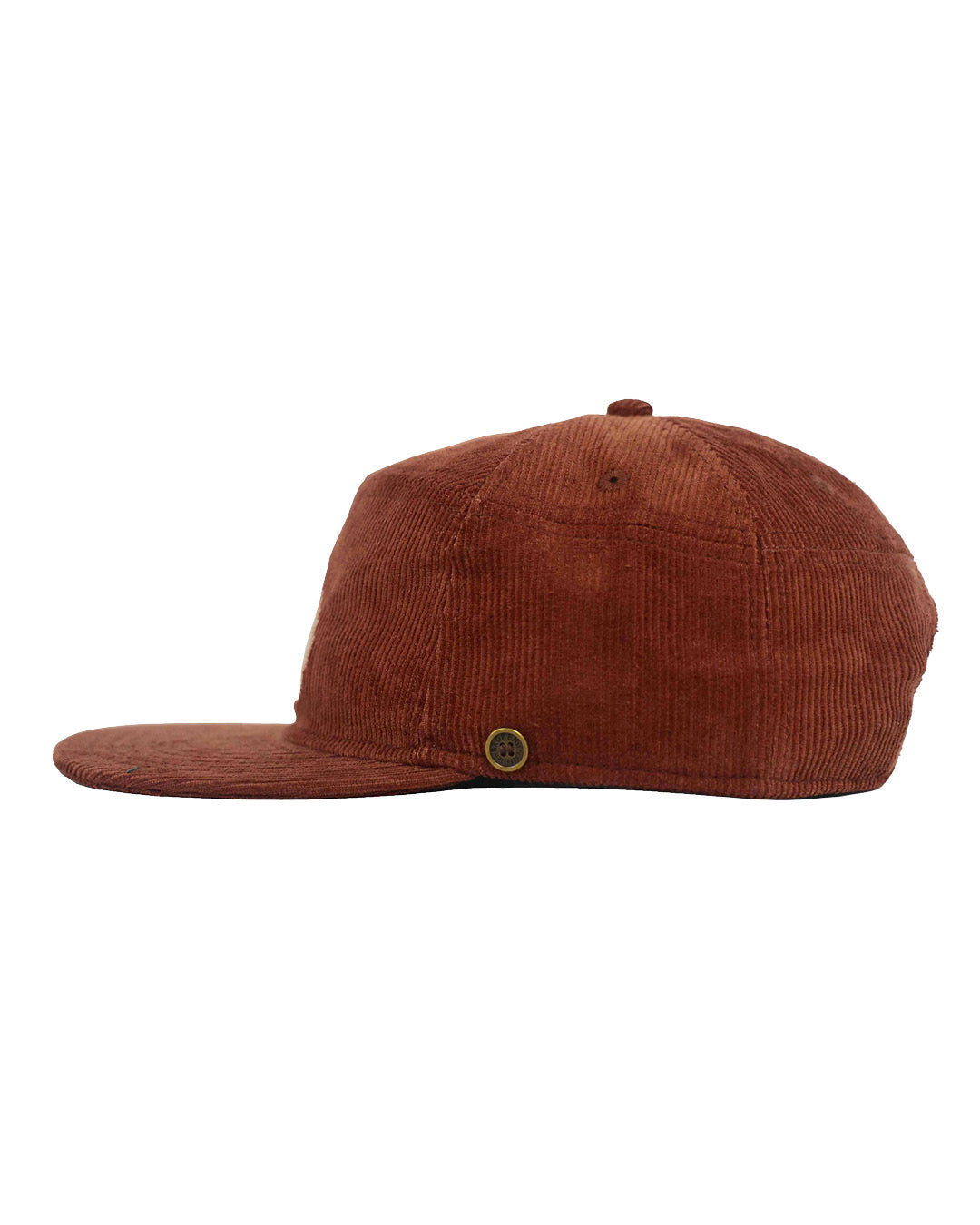 PREORDER - The Stash Cap – Wombat Embroidery – Corduroy Brown Snapback Hat