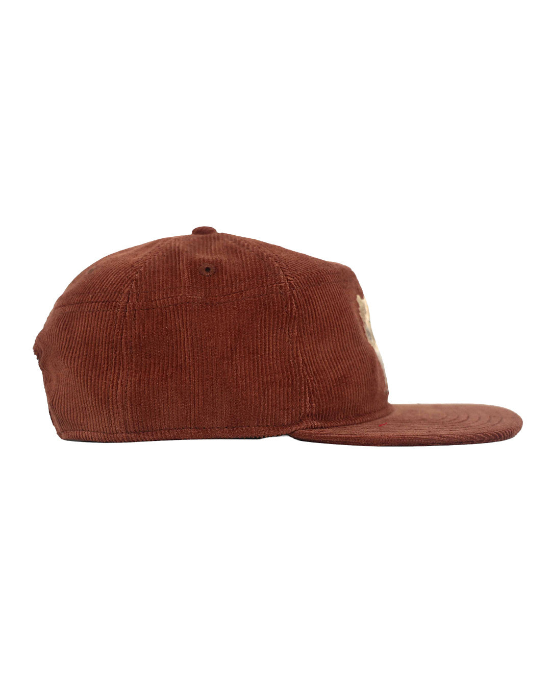 PREORDER - The Stash Cap – Wombat Embroidery – Corduroy Brown Snapback Hat