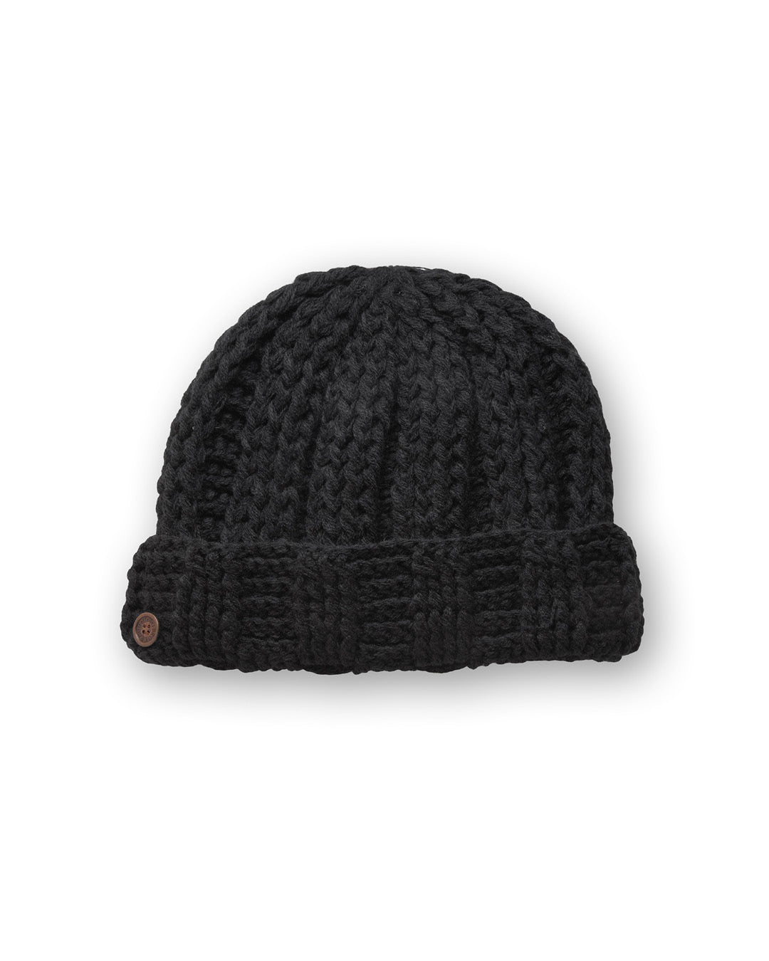 The Transcend Classic Beanie black product shot on neutral background showing compact shape and classic silhouette