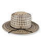 The Komorebi Series 2 Ni Straw Hat inner leather band embossed logo