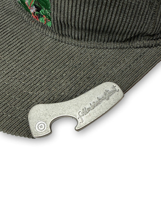 The Stash Cap - Corduroy - Snow Parrot