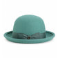 A bowler to keep you out of trouble — or maybe into it. The Game Keeper Felt Hat Kids Turquoise is a timeless shape reimagined for curious minds, finished with refined detailing and everyday durability.
