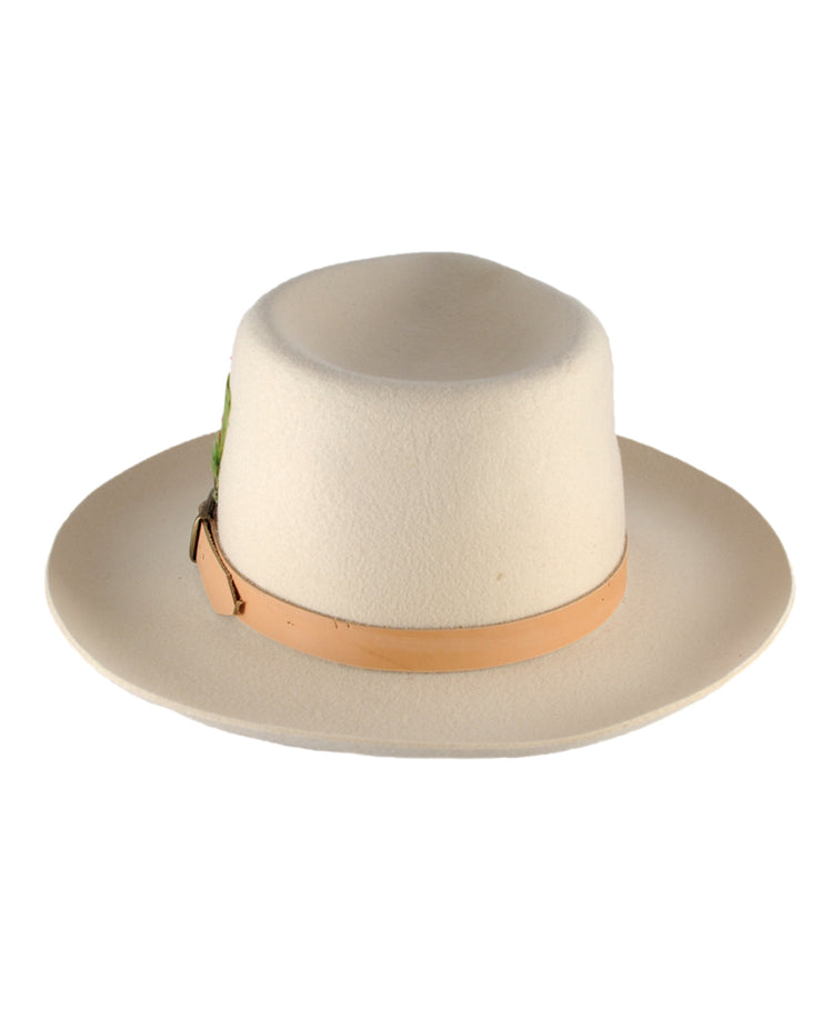 Le Chapeau en Feutre Bromley - Crème