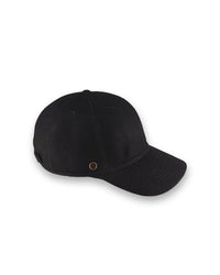 The Lux Sport Wool Felt Baseball Cap in Australian wool with contrast velour beak and metal button