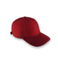 Red baseball cap on a white background
