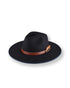 wide brim navy hat fallenbrokenstreet