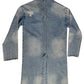 Love Anarchy Denim Trench Coat by fallen BROKEN street